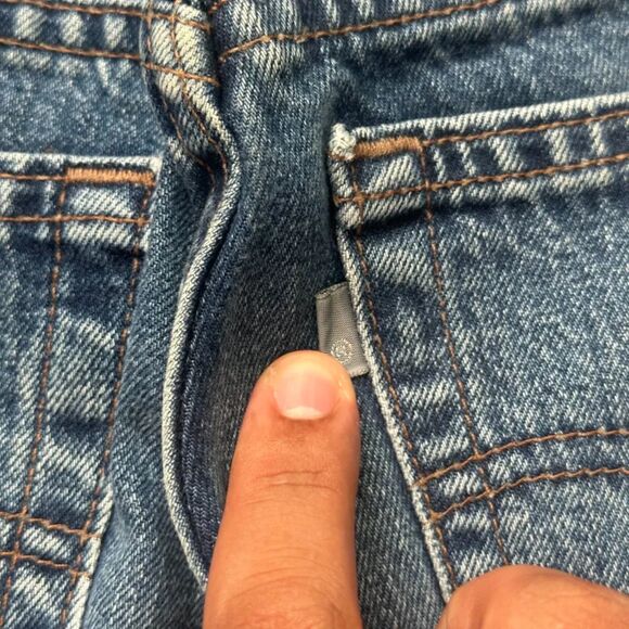 Vintage Levi's Silver Tab Baggy Fit Denim Jeans Size 10 Youth - Picture 3 of 10